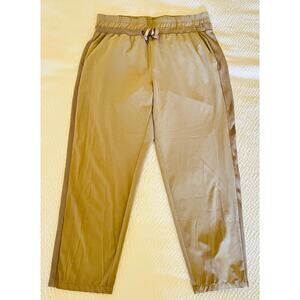 Kyodan women’s Pants Pull On crop jogger Pockets Drawing Women's beige/tan Sz
 M